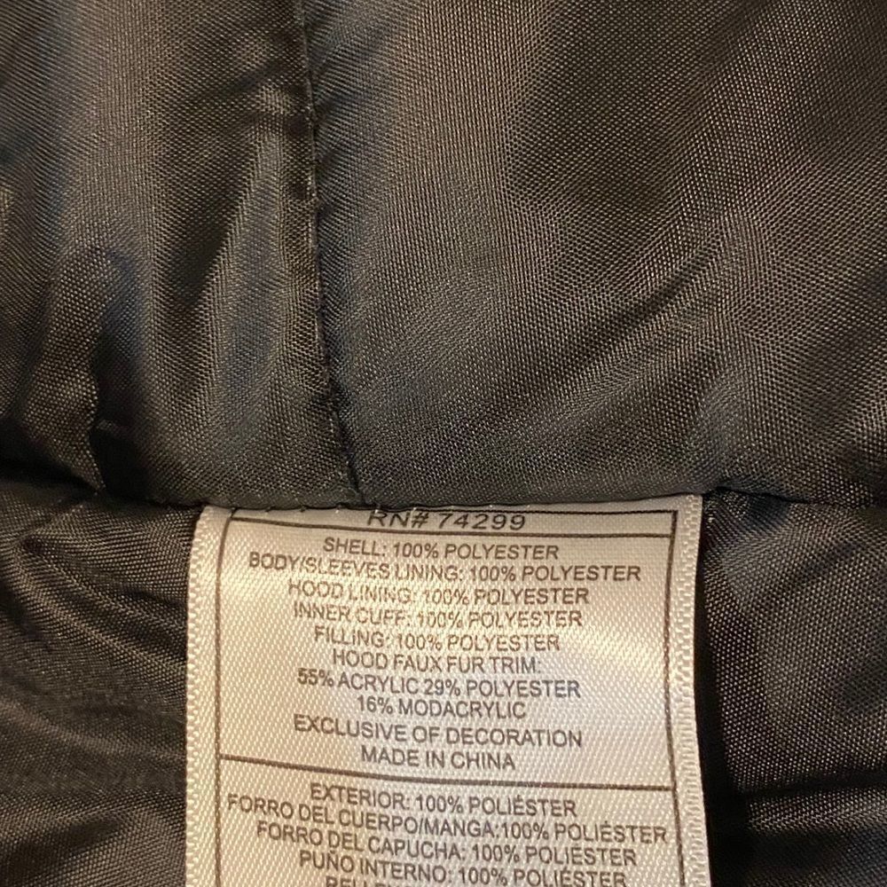 Madden Girl Juniors Silver Grey Faux Fur Trim Hooded Anorak Parka Coat Med NWT - Picture 8 of 9